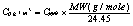 Conversion Factor