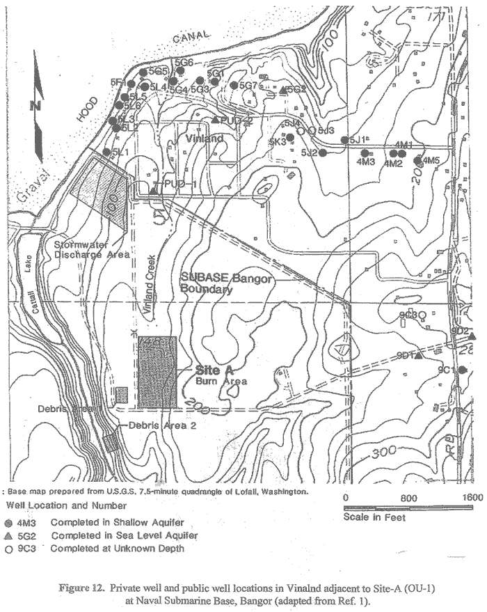 ATSDRPHAHCBangor Naval Submarine Base and Bangor Ordnance Disposal (USNAVY)p4