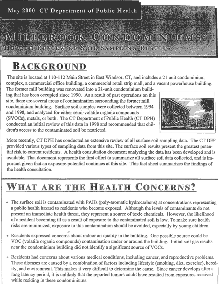 Site Fact Sheet page 1