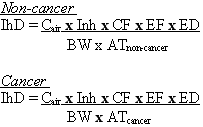 various mathematical equations
