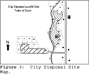 City Disposal Site Map.