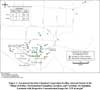 Location of the Diaz Chemical Corporation Facility, Selected Streets of the Village of Holley, Environmental Sampling Locations, and Cartridge Air Sampling Locations with Respective Concentration Ranges for CFP in mcg/m3