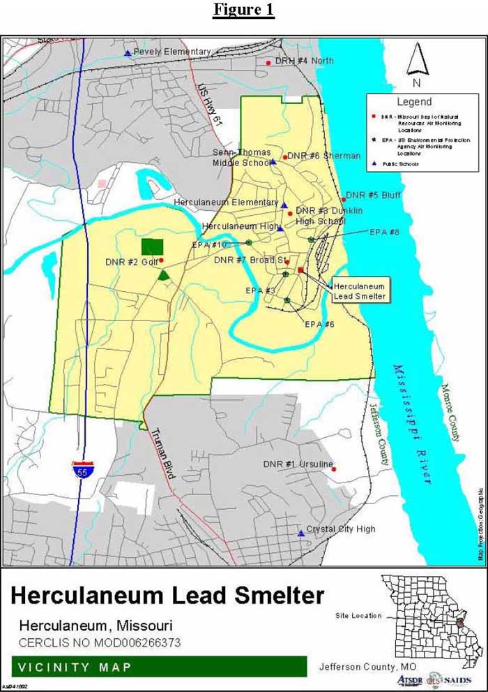 ATSDRPHAHCHerculaneum Lead Smelter Sitep1