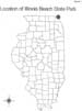 Location of Illinois Beach State Park