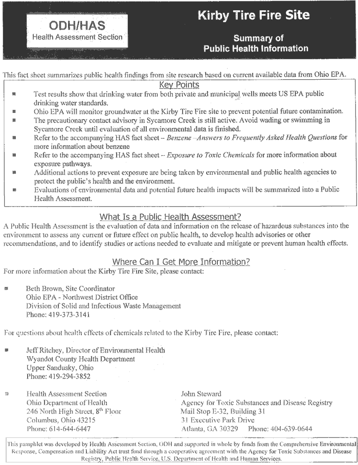 Kirby Tire Fact Sheet