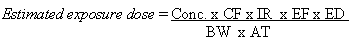 mathematical equation