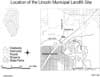 Location of the Lincoln Municipal Landfill Site