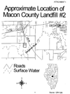 Approximate Location of Macon County Landfill #2