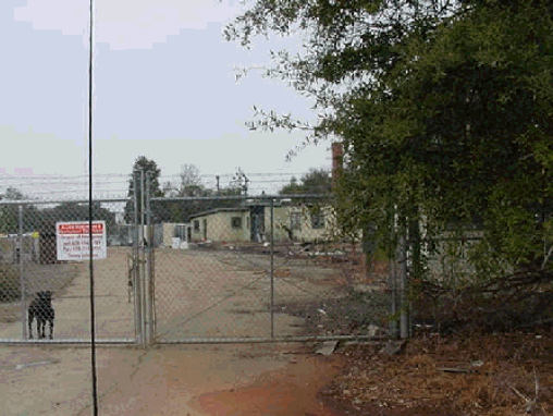 Photograph of site entrance