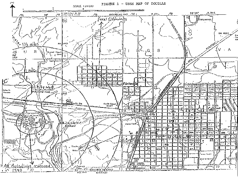 Map Of Douglas Az