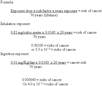 Cancer Calculation equations