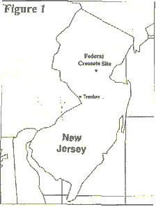 Figure 1. Federal Creosote (FC) site occupies 53 acres in a residential/commercial area in Manville, Somerset County, NJ