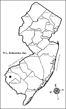 Figure 1. National Lead Industries location