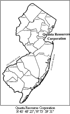 Map of Quanta Resources Corporation location