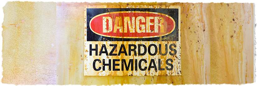 danger hazardous chemicals sign