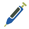 Icon of a syringe.