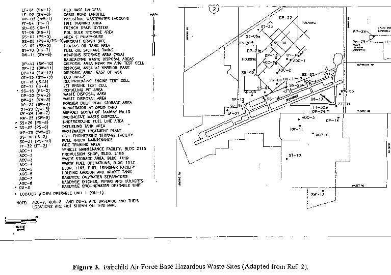 Fairchild Air Force Base Map