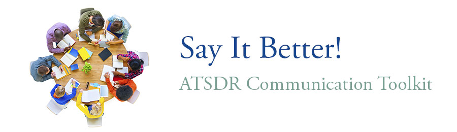 say it better atsdr communications toolkit