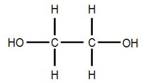 chemical structure of ethylene glycol