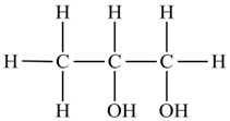 Propylene glycol structure