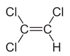 molecular structure of trichloroethylene