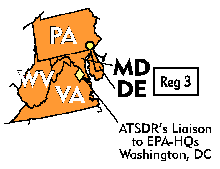 Region 3 includes Delaware, District of Columbia, Pennsylvania, Maryland, Virginia, and West Virginia.