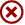red stamp exit icon