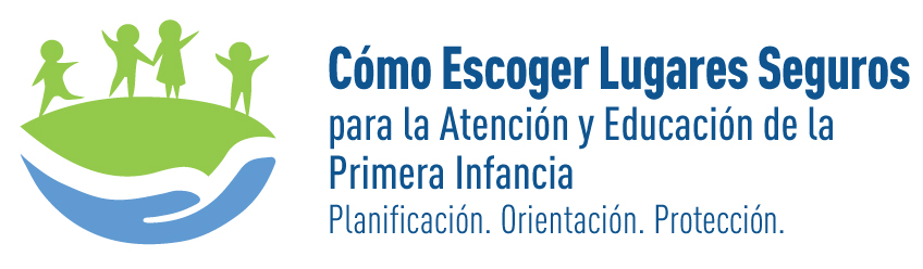 child safe places logo in spanish