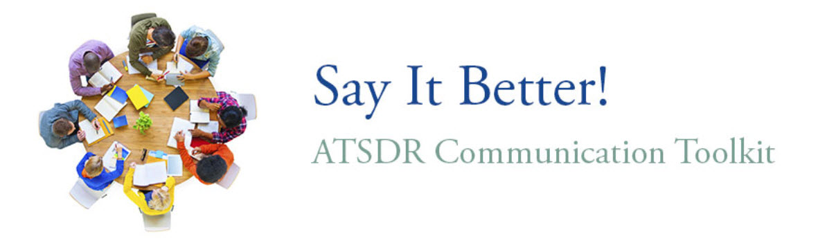 ATSDR Communication Toolkit Communication toolkit banner