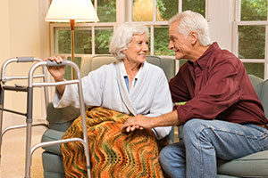 elderly couple